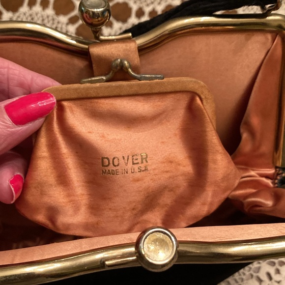 1930s Black Velvet Purse - Picture 4 of 11